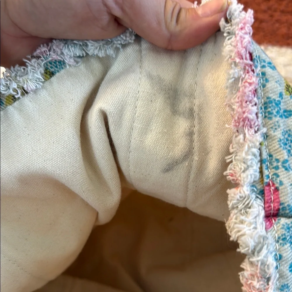 Natural Life Floral Tote Bag - Pink and Blue - Picture 6 of 8